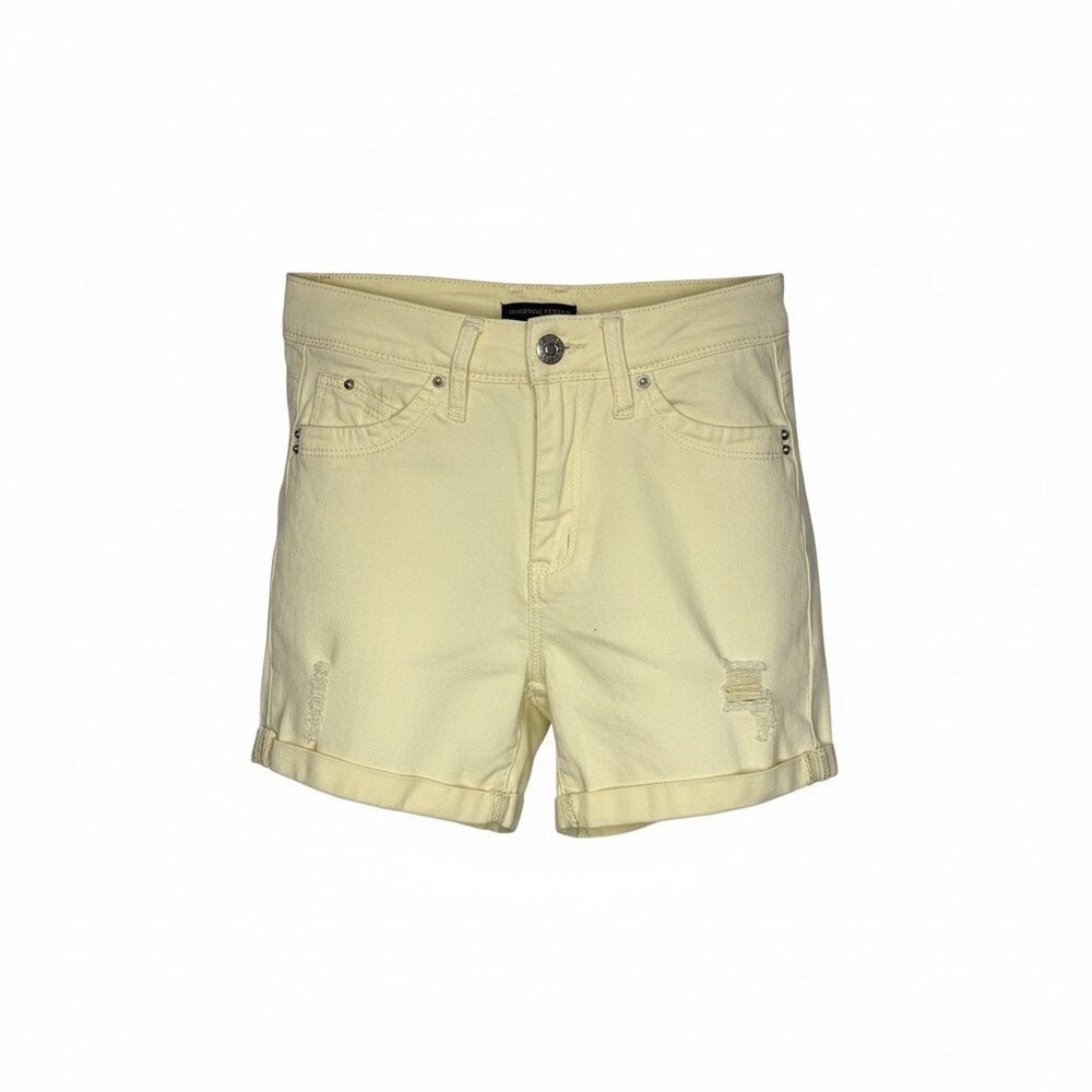 Signature Studio Light Yellow Jean Shorts